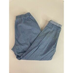 Vintage Chic Jeans Womens Size 10 Petite, Light Blue Elastic Waist Loose Fit USA